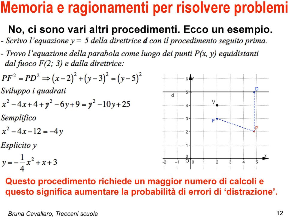 Questo procedimento richiede un maggior numero di calcoli e