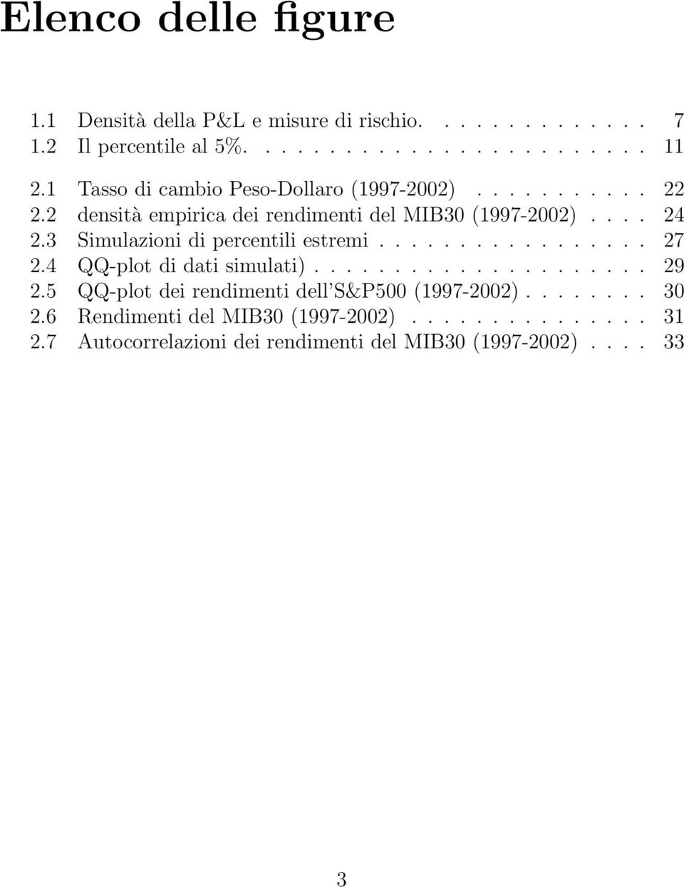 3 Simulazioni di percentili estremi................. 27 2.4 QQ-plot di dati simulati)..................... 29 2.