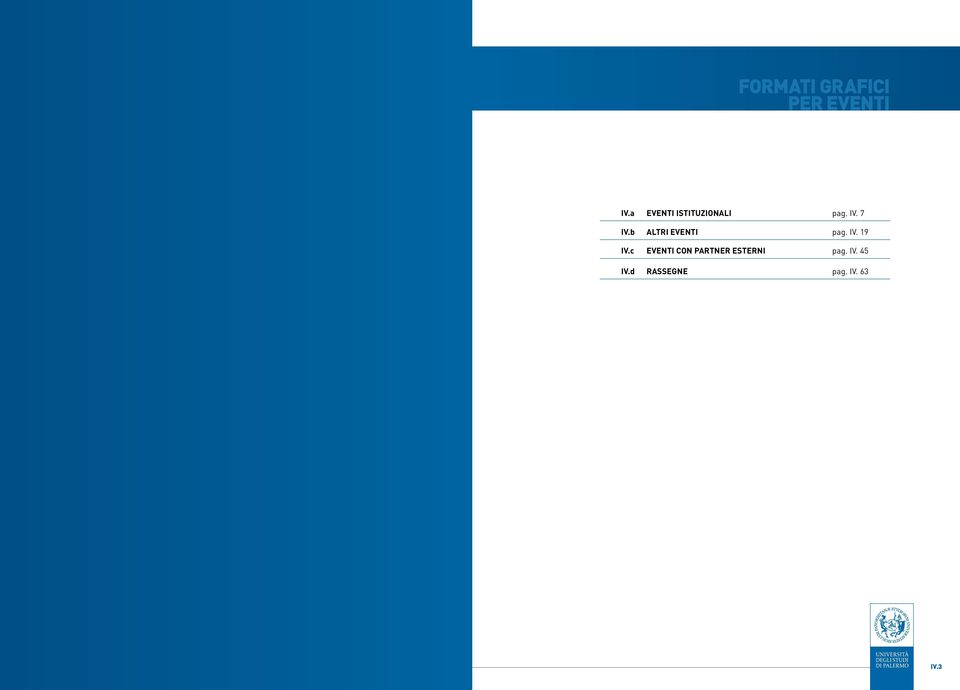 c eventi con partner esterni pag. IV.