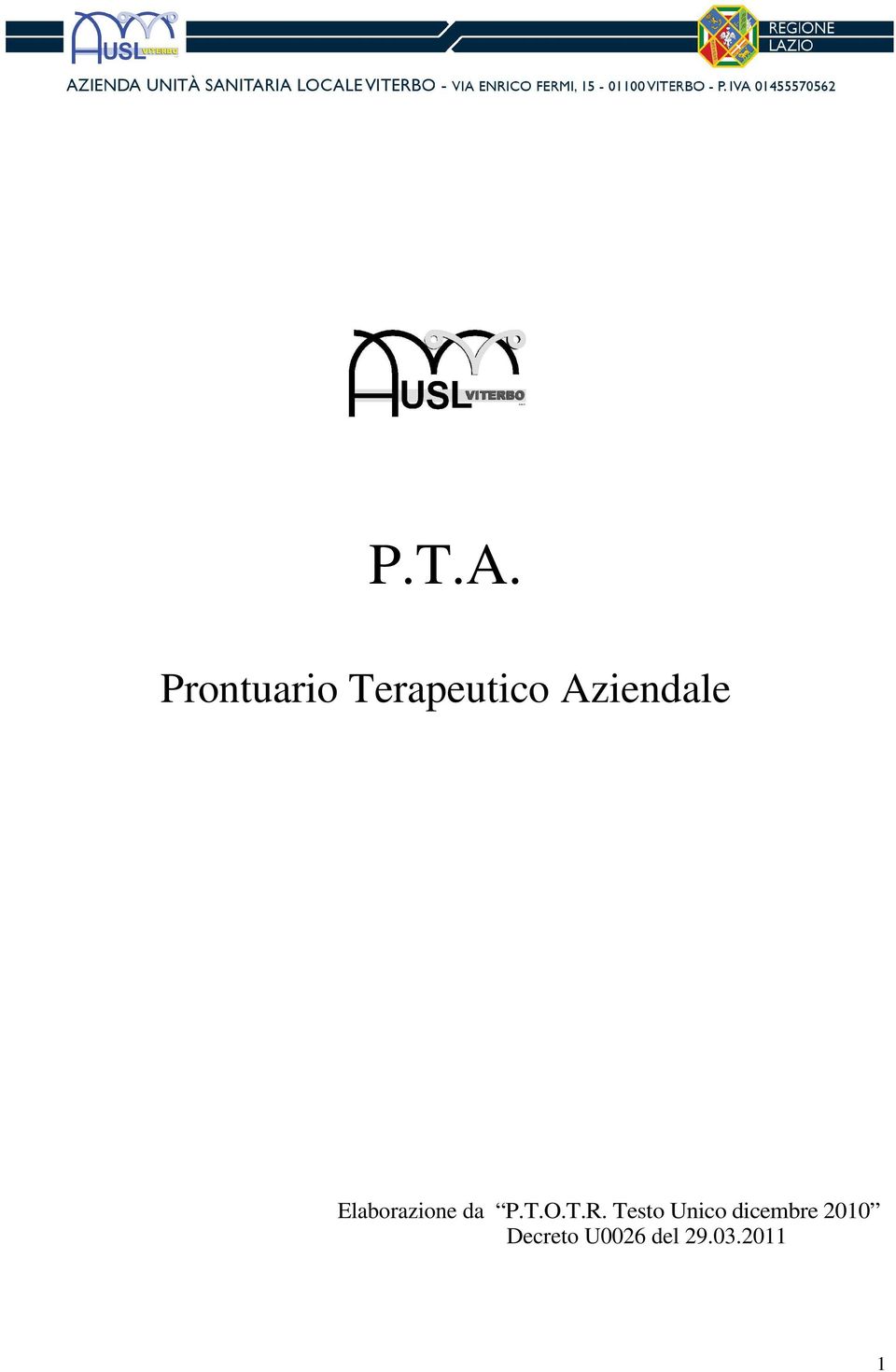 Aziendale Elaborazione da P.T.