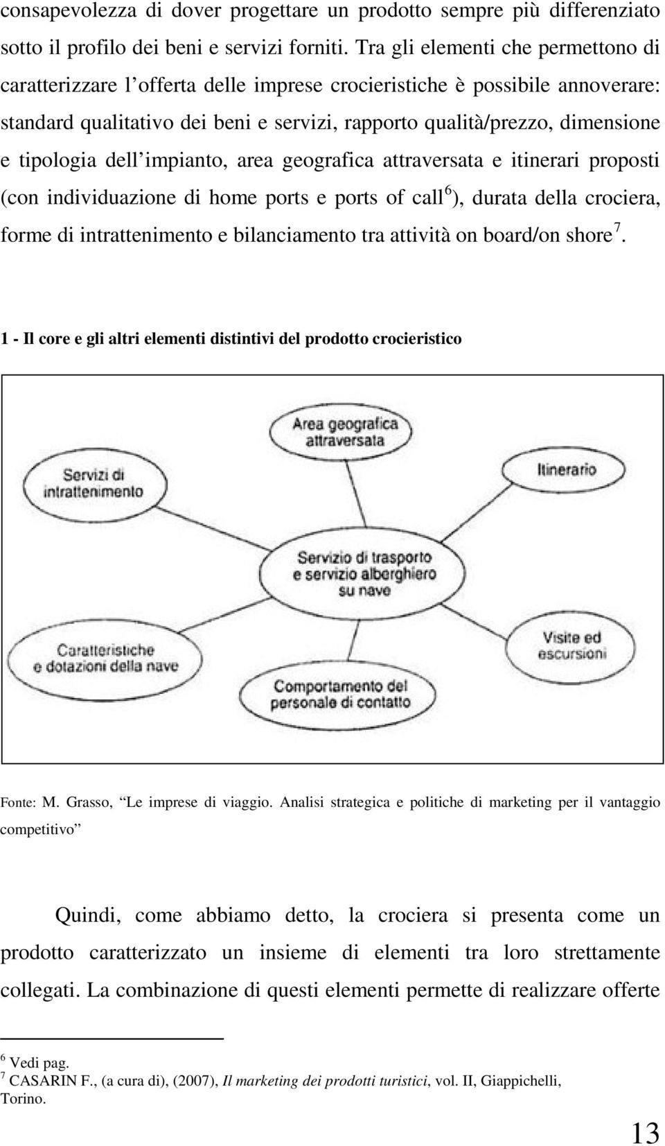 tipologia dell impianto, area geografica attraversata e itinerari proposti (con individuazione di home ports e ports of call 6 ), durata della crociera, forme di intrattenimento e bilanciamento tra