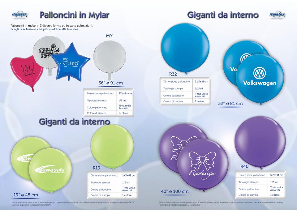 Scegli la soluzione che più si addice alla tua idea!