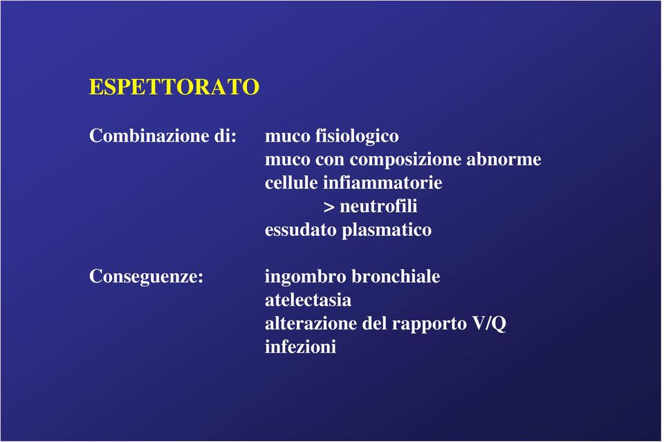 infiammatorie > neutrofili essudato plasmatico