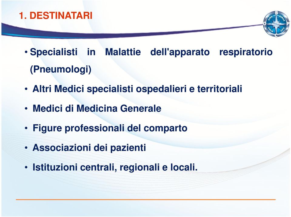 territoriali Medici di Medicina Generale Figure professionali