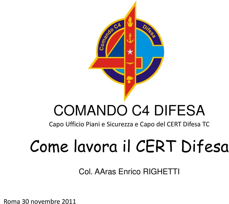 Come lavora il CERT Difesa Col.