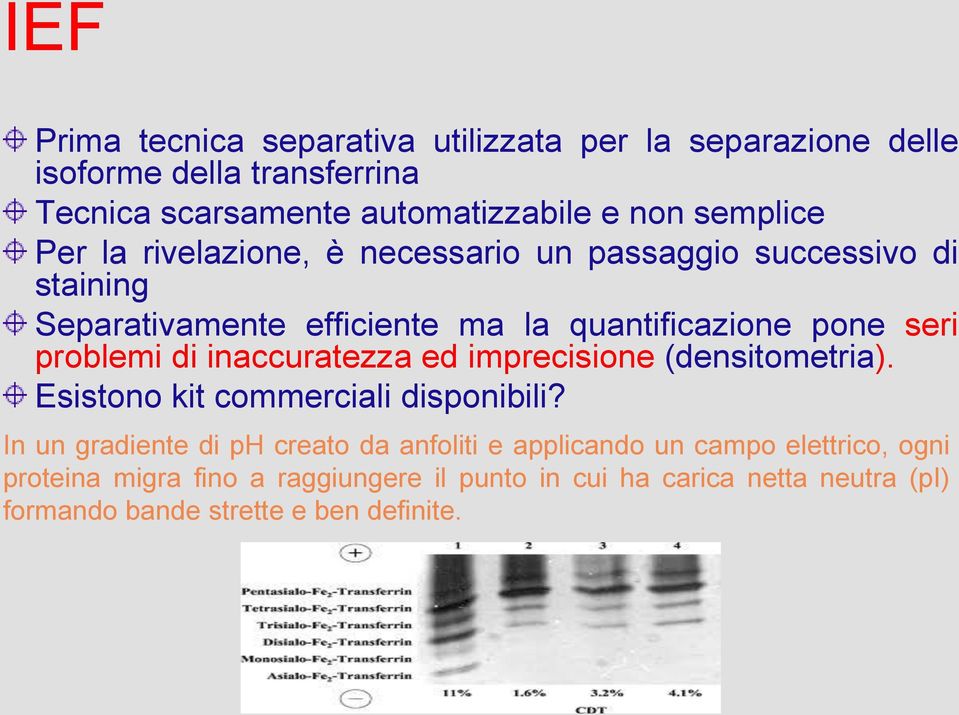 problemi di inaccuratezza ed imprecisione (densitometria). Esistono kit commerciali disponibili?