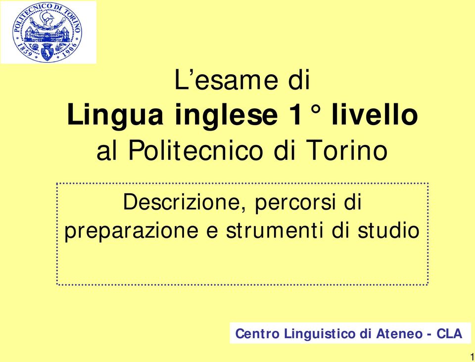 percorsi di preparazione e strumenti di