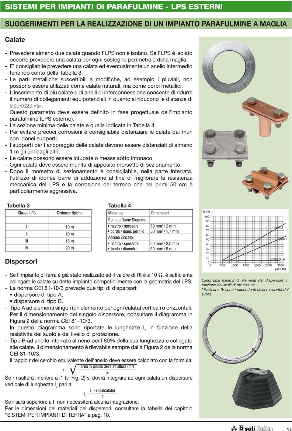 - Le parti metalliche suscettibili a modifiche, ad esempio i pluviali, non possono essere utilizzati come calate naturali, ma come corpi metallici.