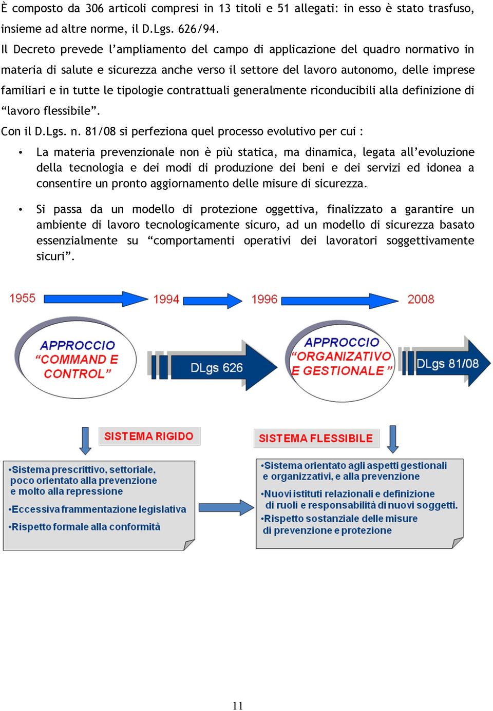 tipologie contrattuali generalmente riconducibili alla definizione di lavoro flessibile. Con il D.Lgs. n.