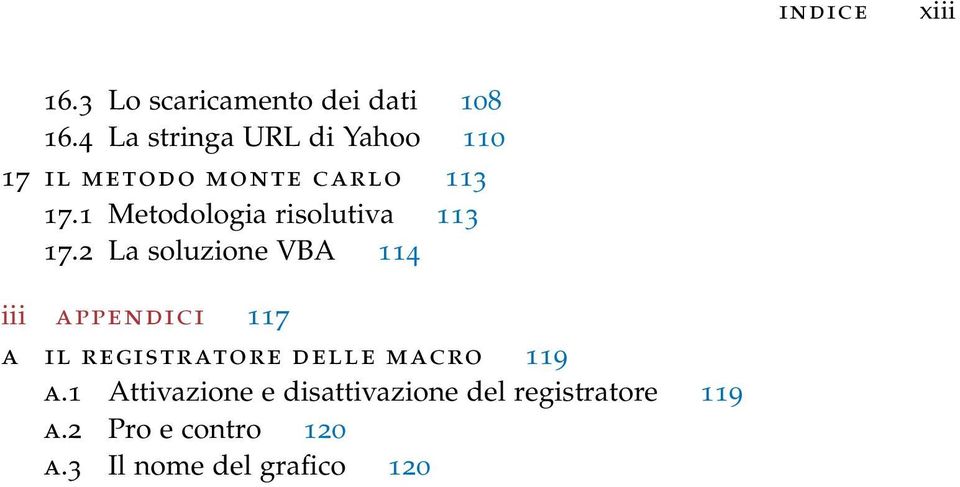 1 Metodologia risolutiva 113 17.