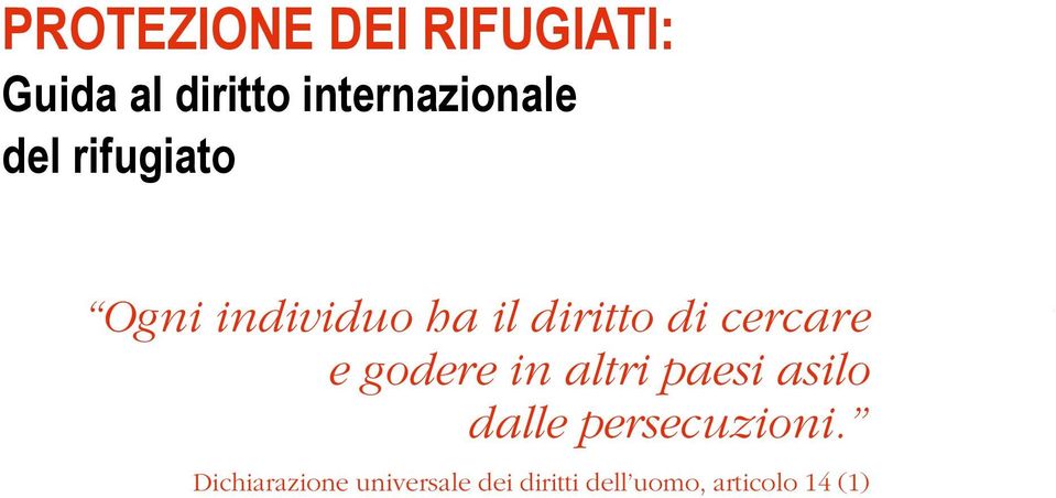 diritto di cercare e godere in altri paesi asilo dalle