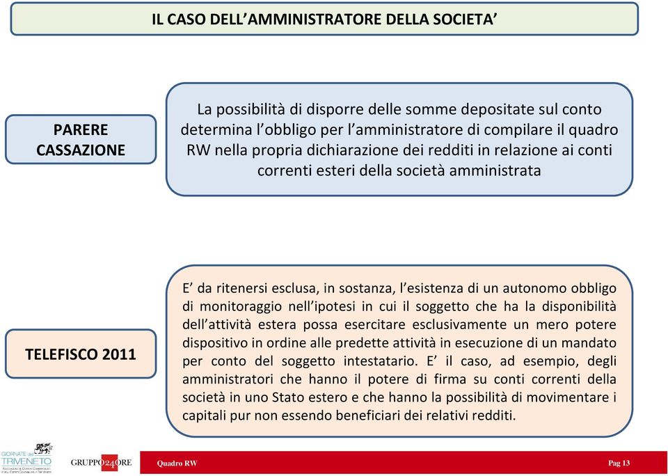 ipotesi in cui il soggetto che ha la disponibilità dell attività estera possa esercitare esclusivamente un mero potere dispositivo in ordine alle predette attivitàin esecuzione di un mandato per