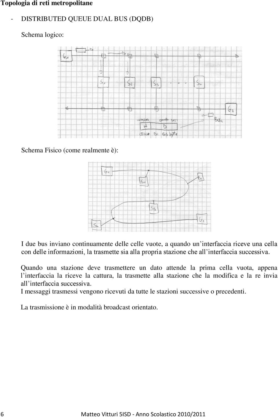 Quando una stazione deve trasmettere un dato attende la prima cella vuota, appena l interfaccia la riceve la cattura, la trasmette alla stazione che la modifica e la re