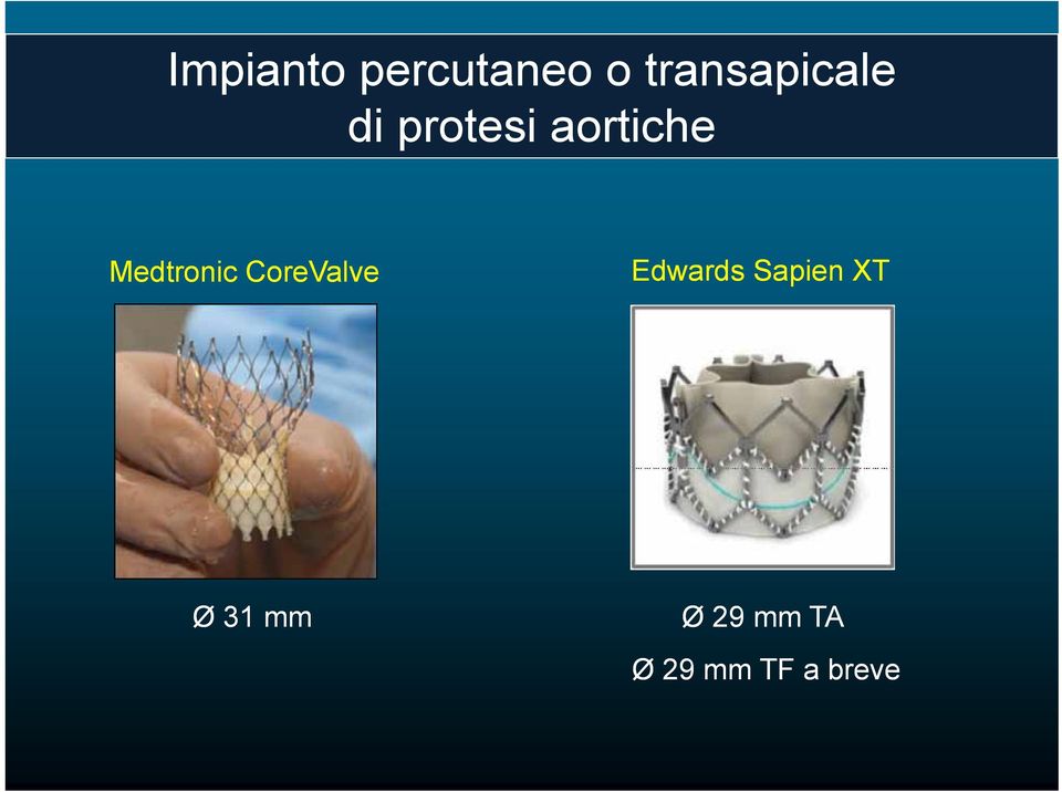 Medtronic CoreValve Edwards