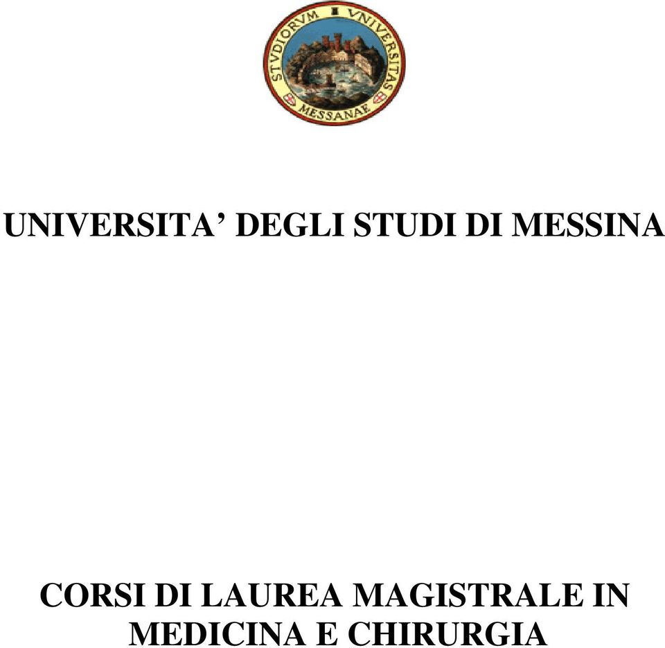 CORSI DI LAUREA