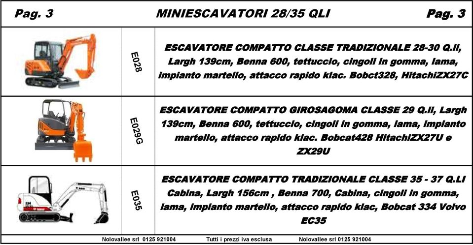 Bobct328, HitachiZX27C E029G ESCAVATORE COMPATTO GIROSAGOMA CLASSE 29 Q.