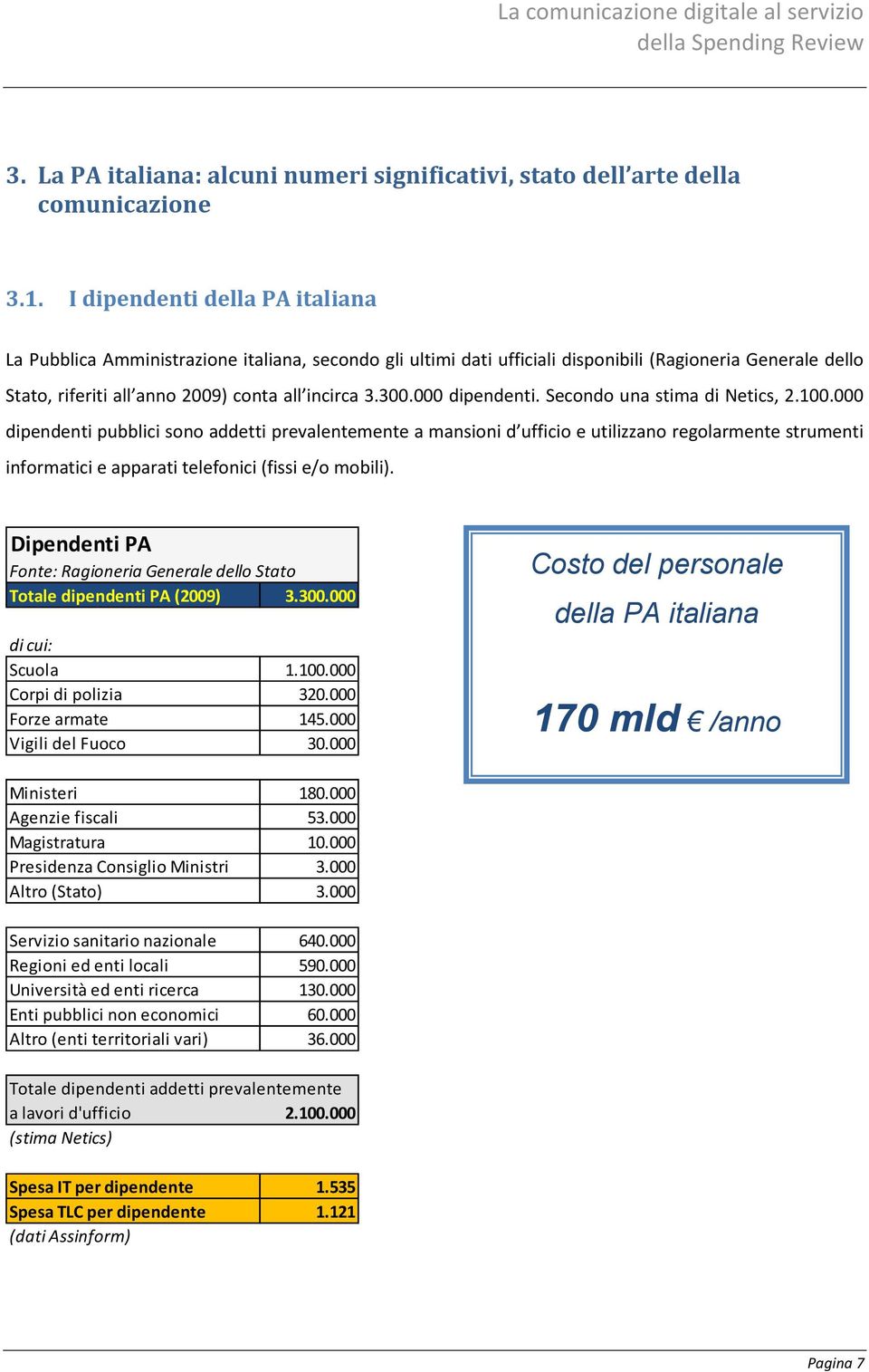 000 dipendenti. Secondo una stima di Netics, 2.100.