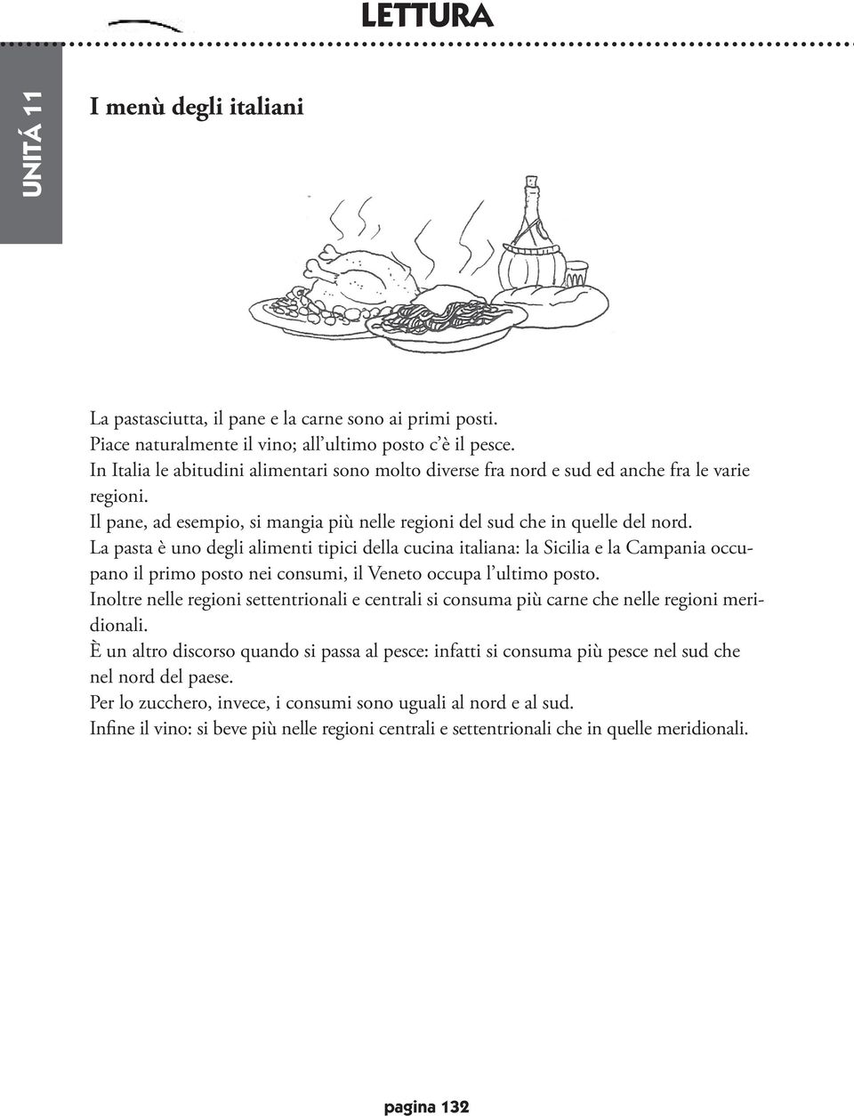 La pasta è uno degli alimenti tipici della cucina italiana: la Sicilia e la Campania occupano il primo posto nei consumi, il Veneto occupa l ultimo posto.