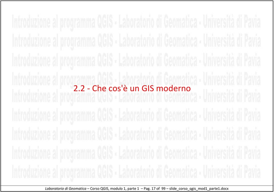 QGIS, modulo 1, parte 1 Pag.