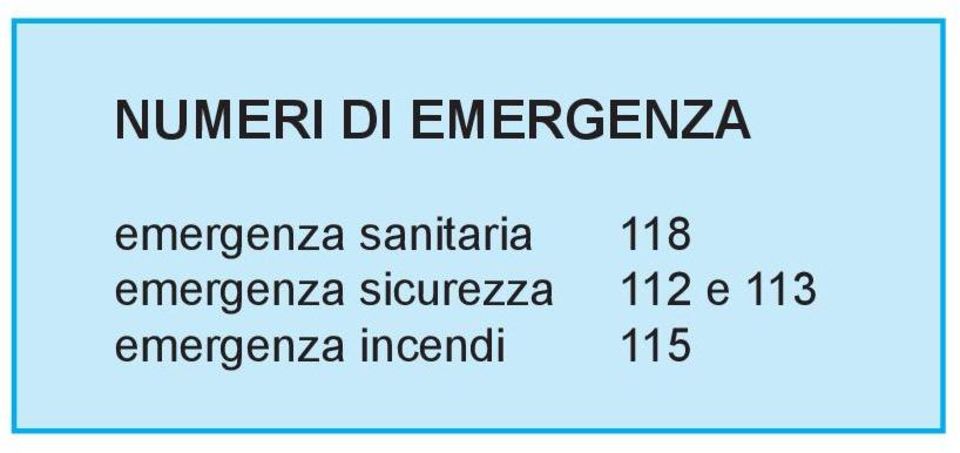 emergenza sicurezza 112