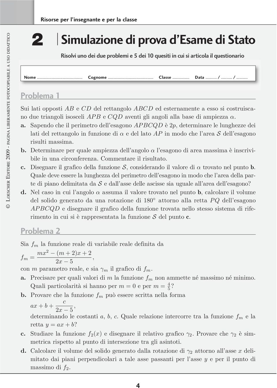 esso si costruiscano due triangoli isosceli AP B e CQD av