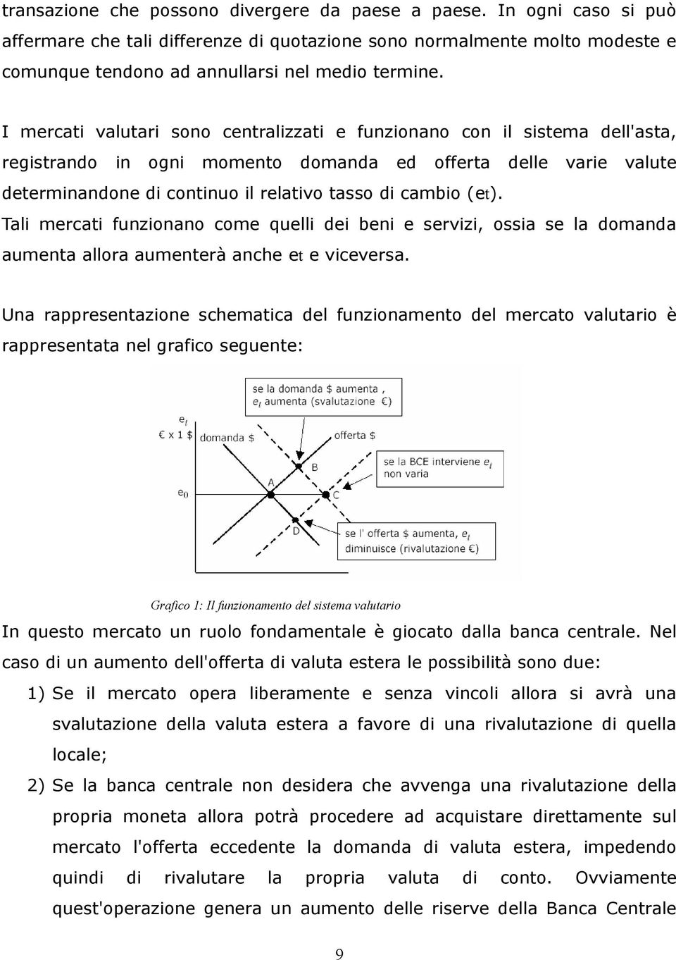 (et). Tali mercati funzionano come quelli dei beni e servizi, ossia se la domanda aumenta allora aumenterà anche et e viceversa.