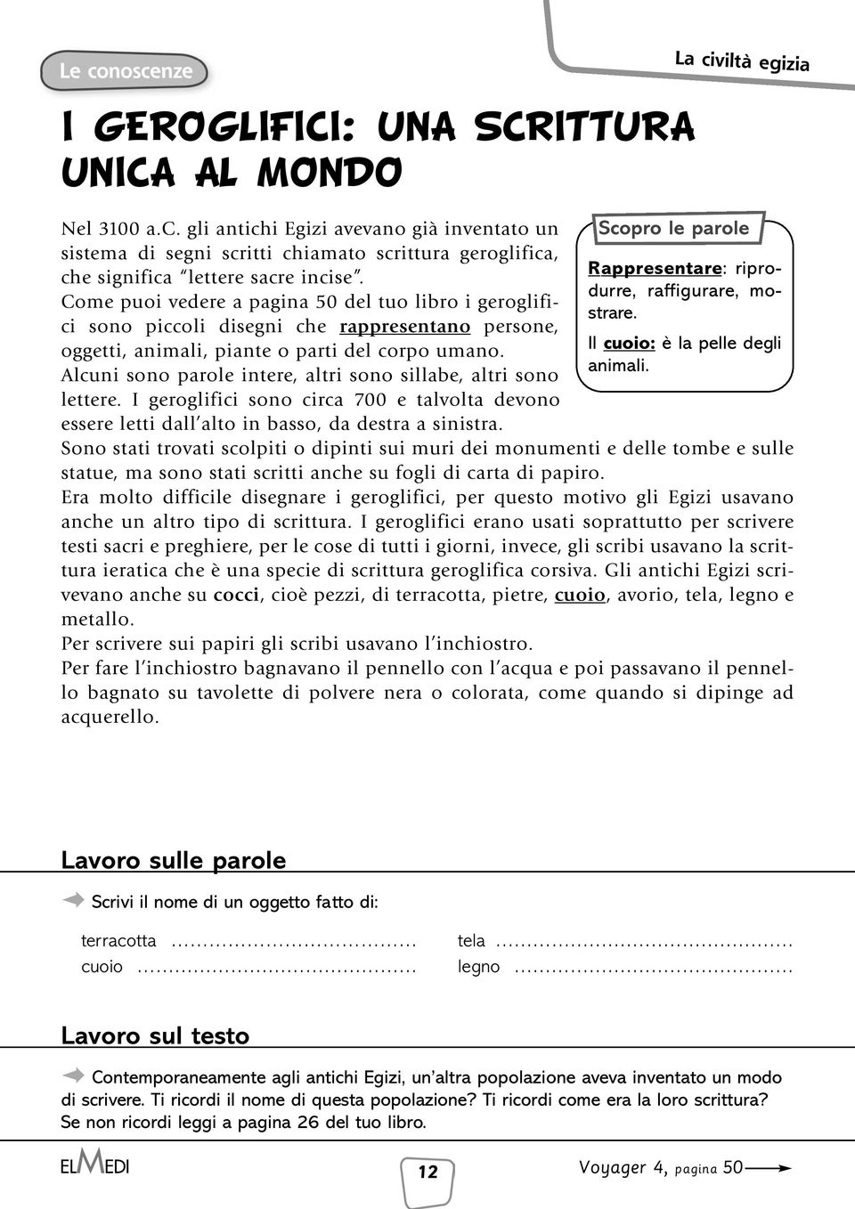 Alcuni sono parole intere, altri sono sillabe, altri sono lettere. I geroglifici sono circa 700 e talvolta devono essere letti dall alto in basso, da destra a sinistra.