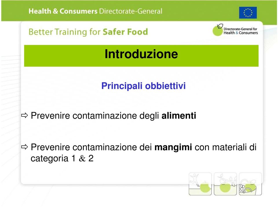 alimenti Prevenire contaminazione