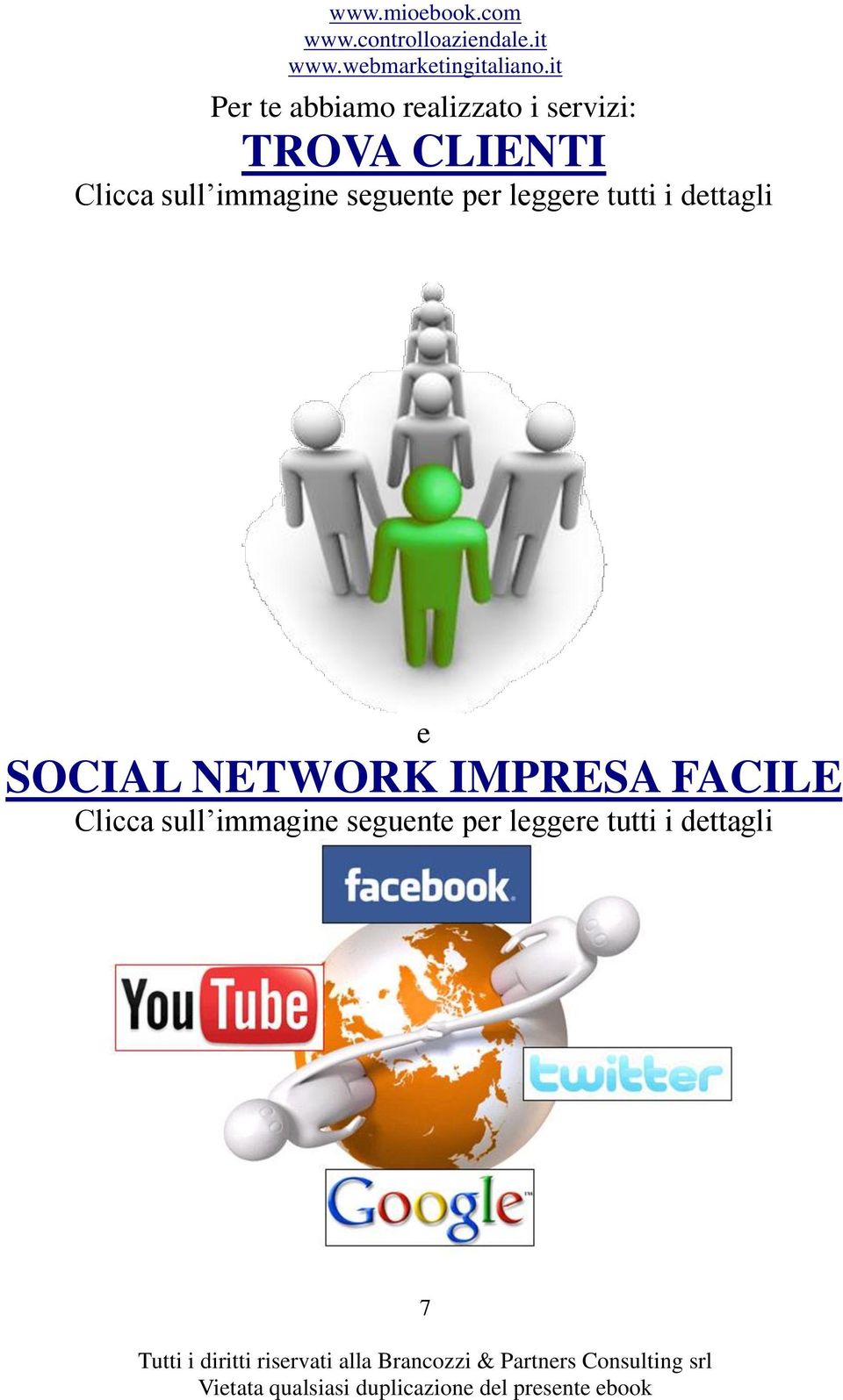 dettagli e SOCIAL NETWORK IMPRESA FACILE  dettagli