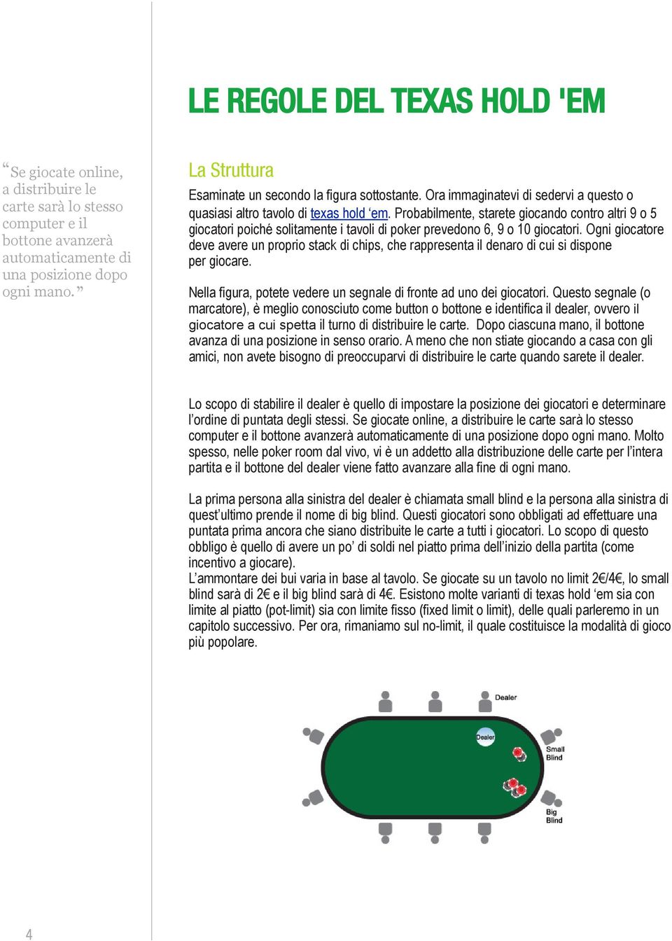 Probabilmente, starete giocando contro altri 9 o 5 giocatori poiché solitamente i tavoli di poker prevedono 6, 9 o 10 giocatori.