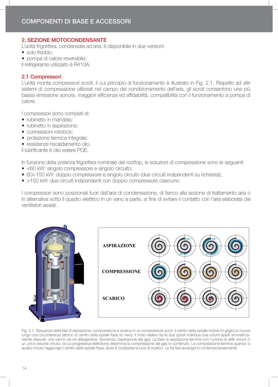 compatibilità con il funzionamento a pompa di calore.