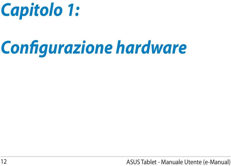 Tablet - Manuale Utente