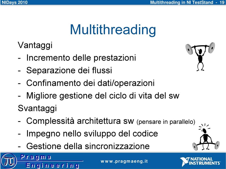 Migliore gestione del ciclo di vita del sw Svantaggi - Complessità architettura