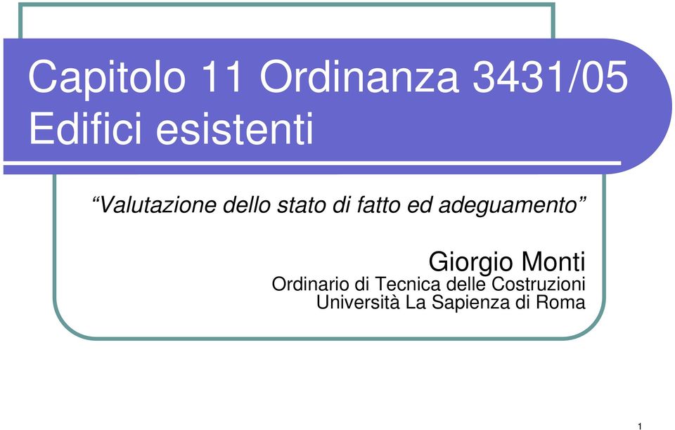 adeguamento Giorgio Monti Ordinario di