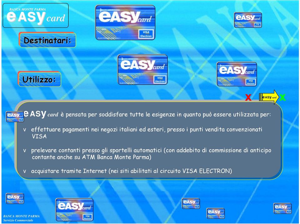 preleare contanti contanti presso presso gli gli sportelli sportelli automatici automatici (con (con addebito addebito di di commissione di di anticipo anticipo contante contante anche