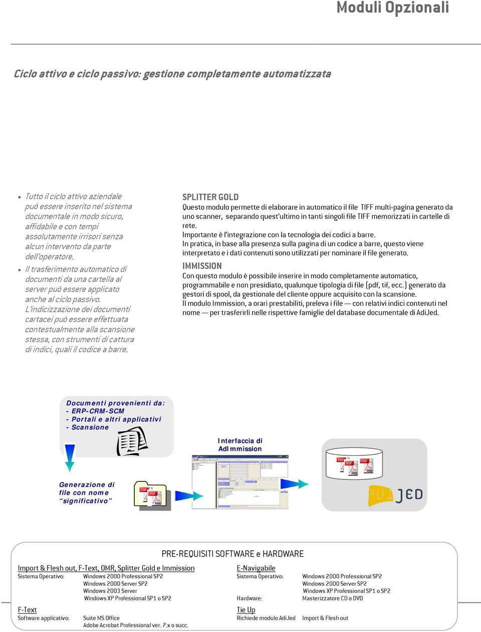 L indicizzazione dei documenti cartacei può essere effettuata contestualmente alla scansione stessa, con strumenti di cattura di indici, quali il codice a barre.