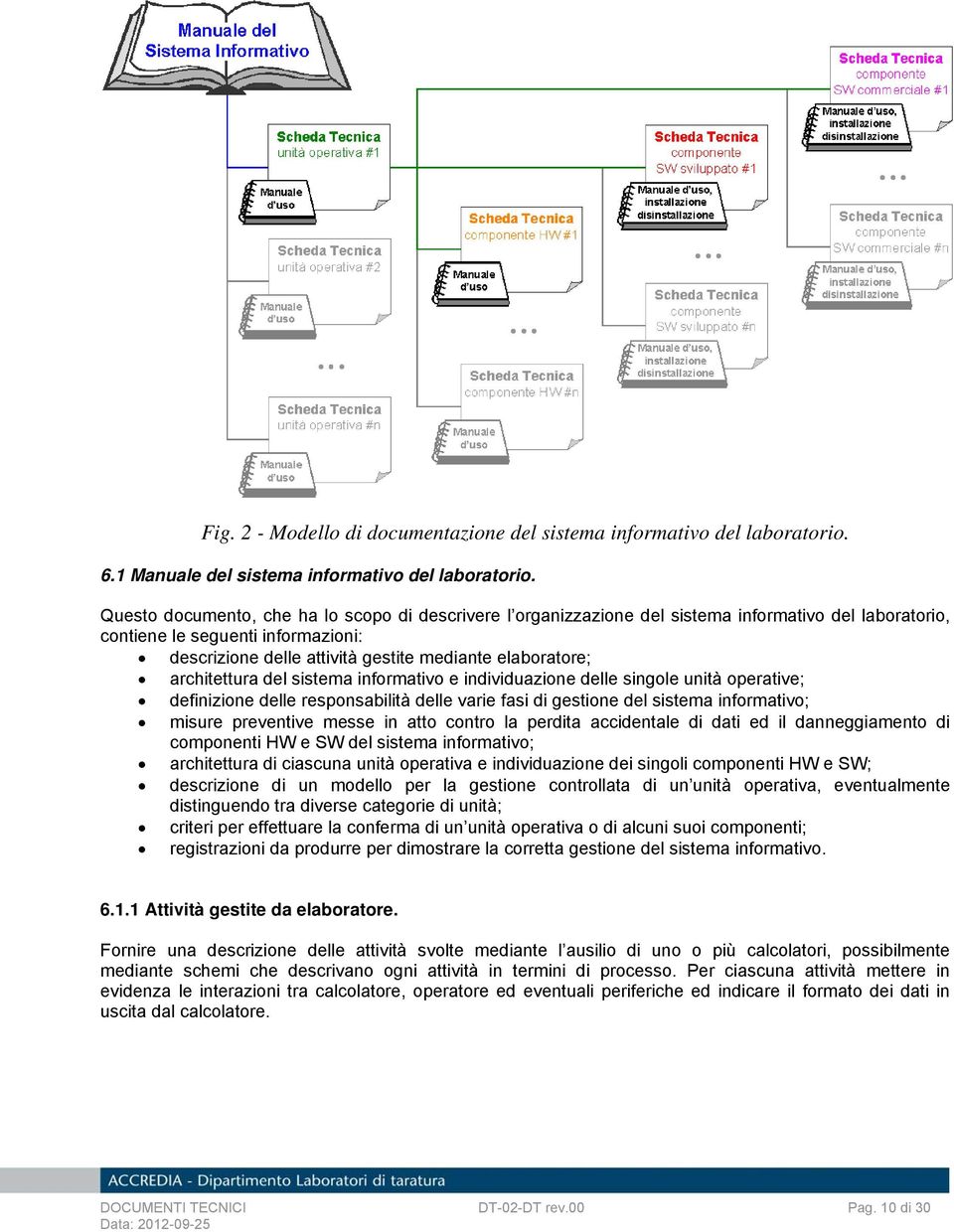 architettura del sistema informativo e individuazione delle singole unità operative; definizione delle responsabilità delle varie fasi di gestione del sistema informativo; misure preventive messe in