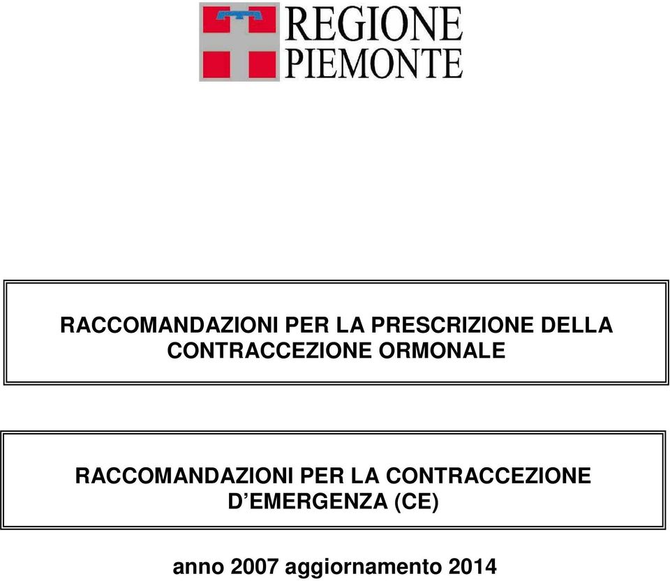 CONTRACCEZIONE ORMONALE 