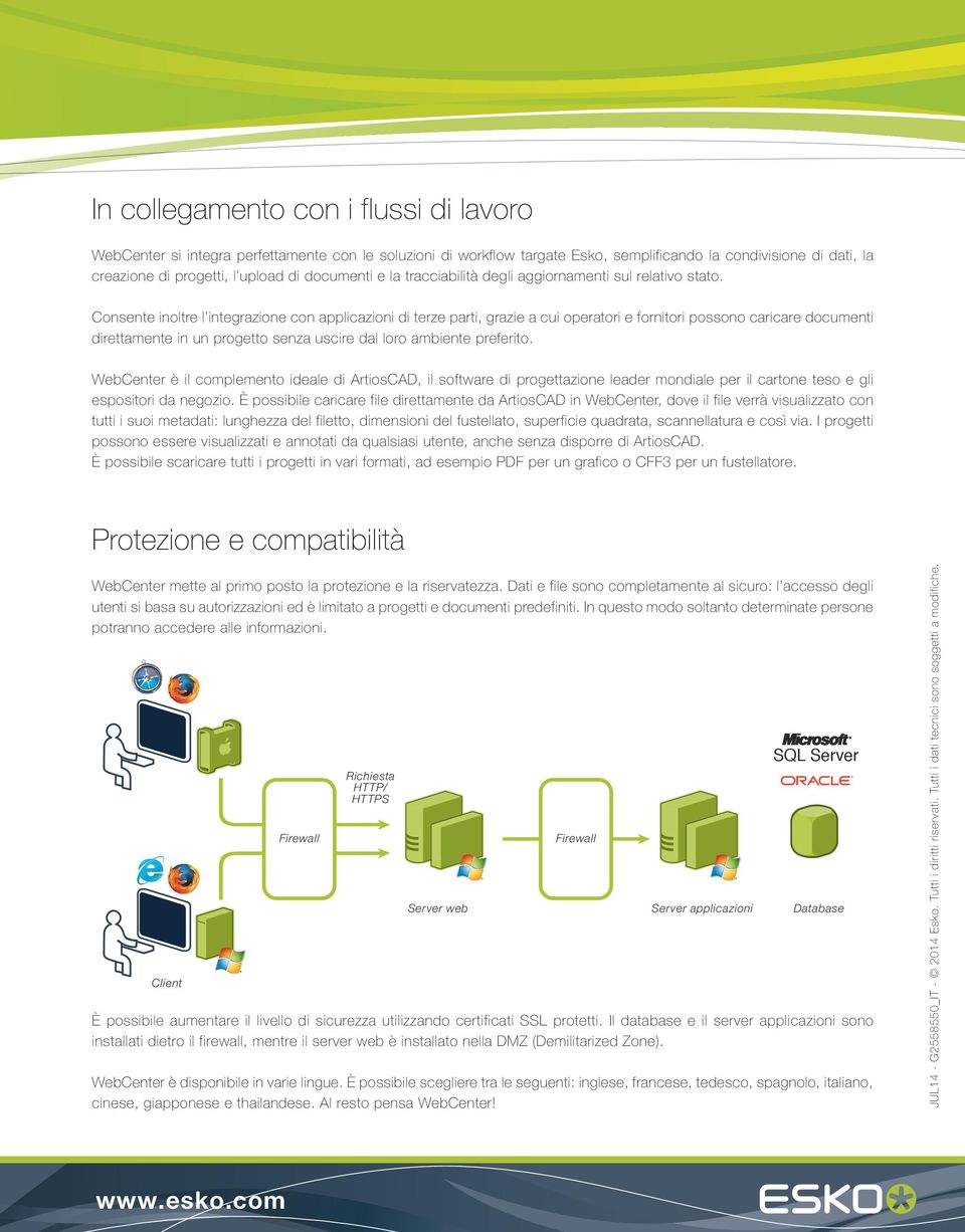 Consente inoltre l integrazione con applicazioni di terze parti, grazie a cui operatori e fornitori possono caricare documenti direttamente in un progetto senza uscire dal loro ambiente preferito.