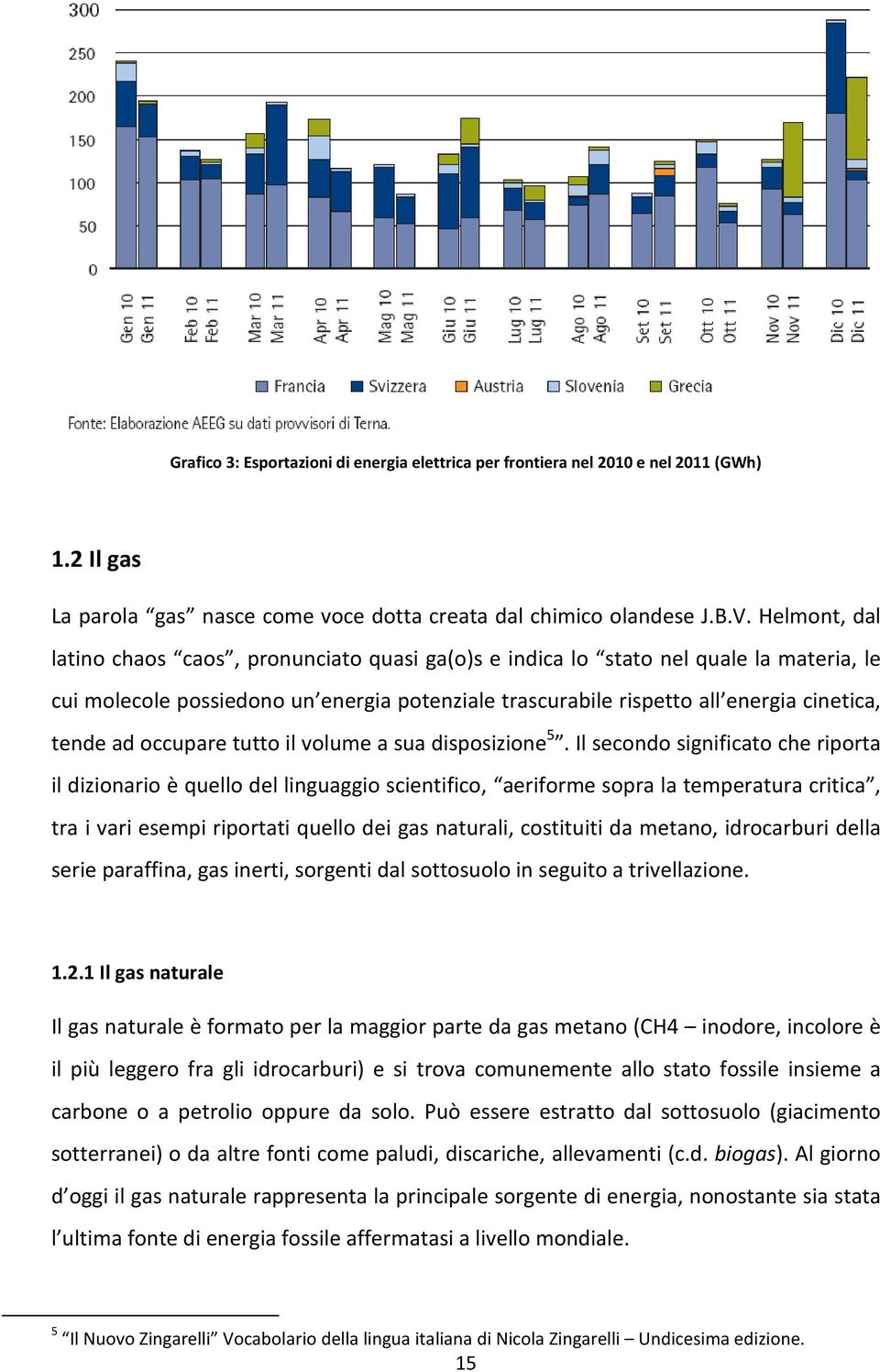 occupare tutto il volume a sua disposizione 5.