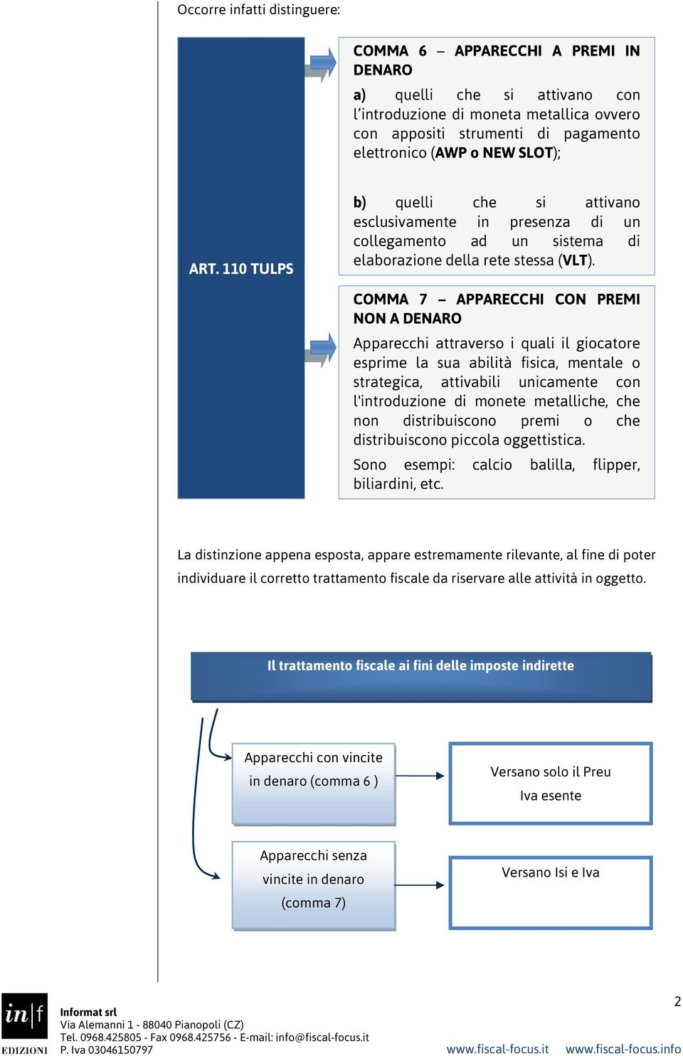 COMMA 7 APPARECCHI CON PREMI NON A DENARO Apparecchi attraverso i quali il giocatore esprime la sua abilità fisica, mentale o strategica, attivabili unicamente con l'introduzione di monete