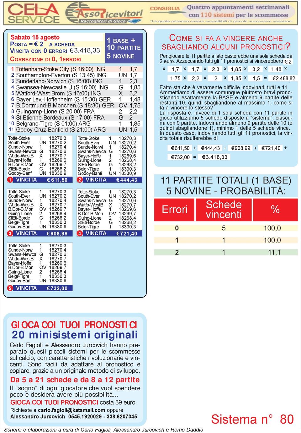 (S 6:00) IN 5 Watford-West Brom (S 6:00) IN 6 Bayer Lev.-Hoffenheim (S 5:30) ER 7 B.Dortmund-B.Monchen.