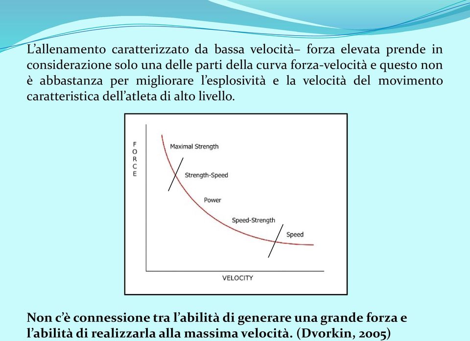 la velocità del movimento caratteristica dell atleta di alto livello.