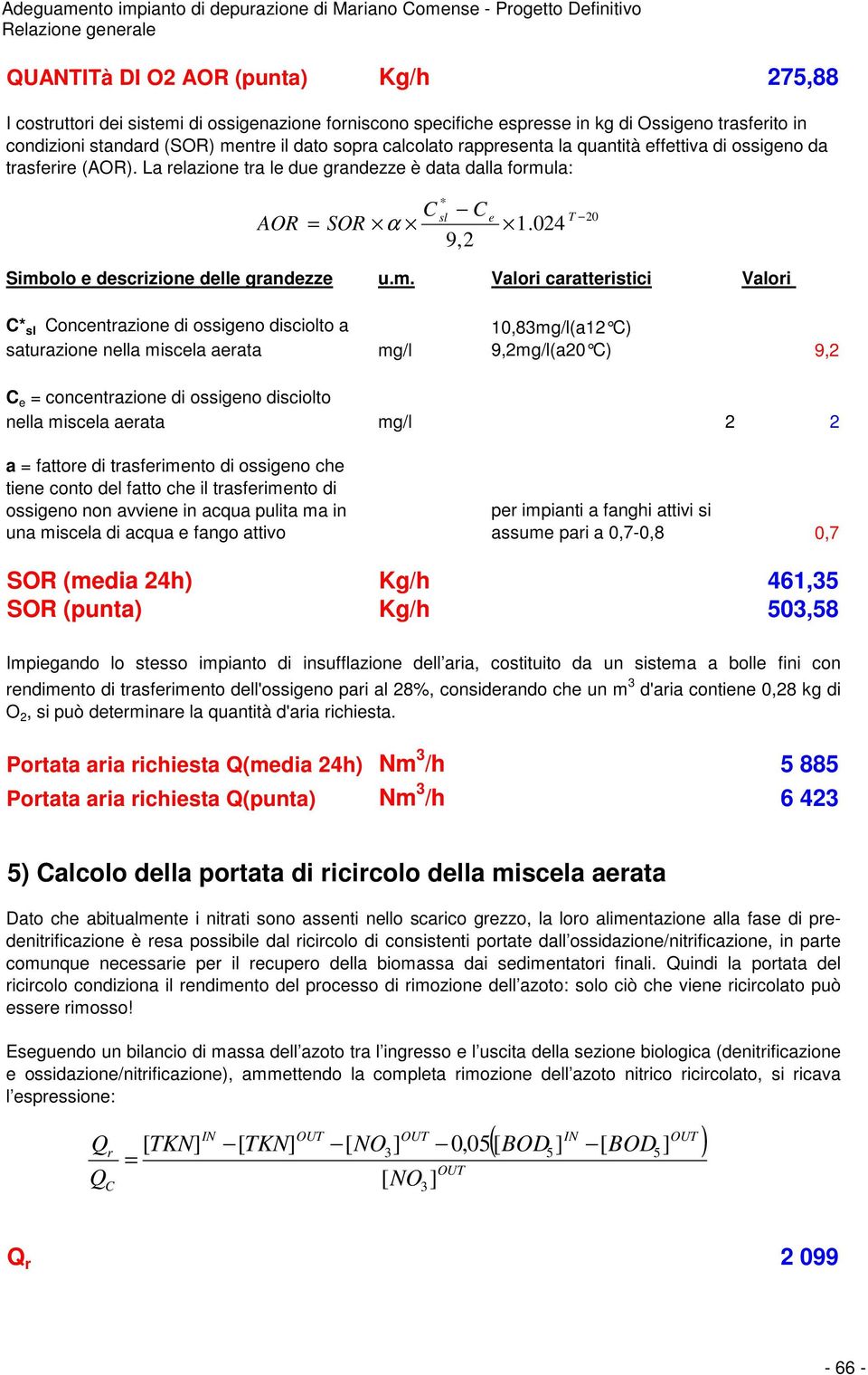 024 20 C* sl Concentrazione di ossigeno disciolto a saturazione nella miscela aerata mg/l 10,83mg/l(a12 C 9,2mg/l(a20 C 9,2 C e concentrazione di ossigeno disciolto nella miscela aerata mg/l 2 2 a