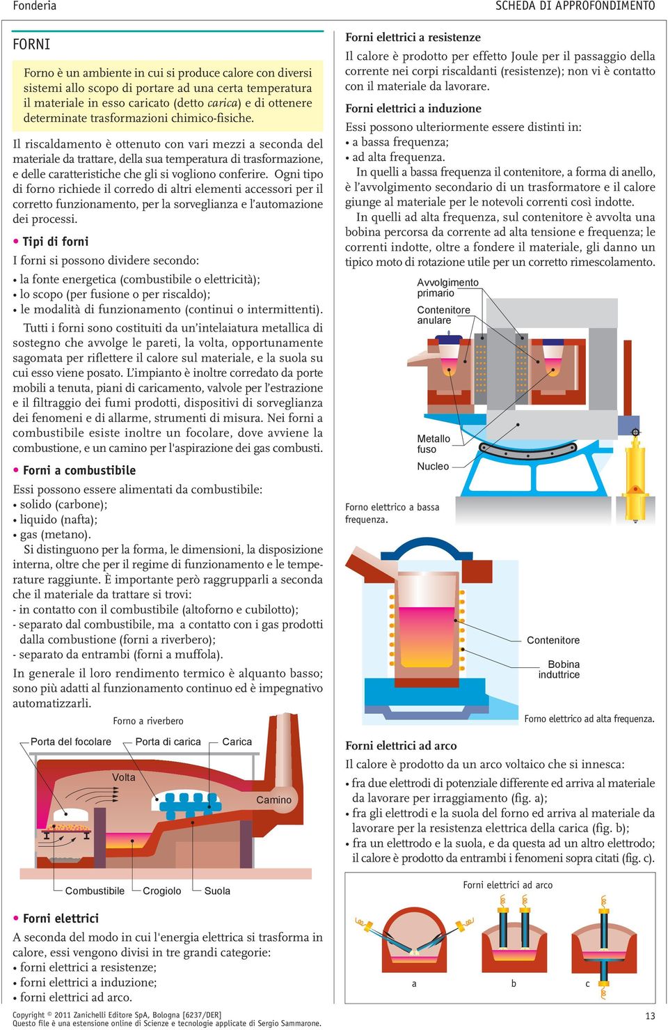 Il riscaldamento è ottenuto con vari mezzi a seconda del materiale da trattare, della sua temperatura di trasformazione, e delle caratteristiche che gli si vogliono conferire.