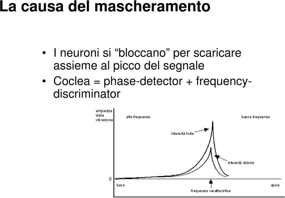 assieme al picco del segnale