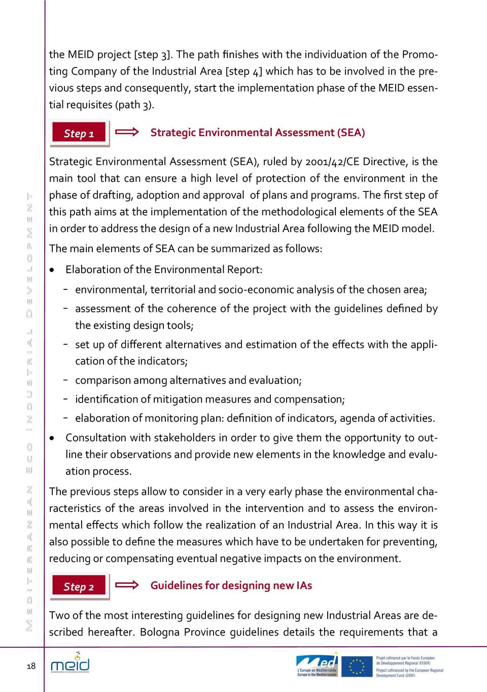 the MEID essential requisites (path 3).