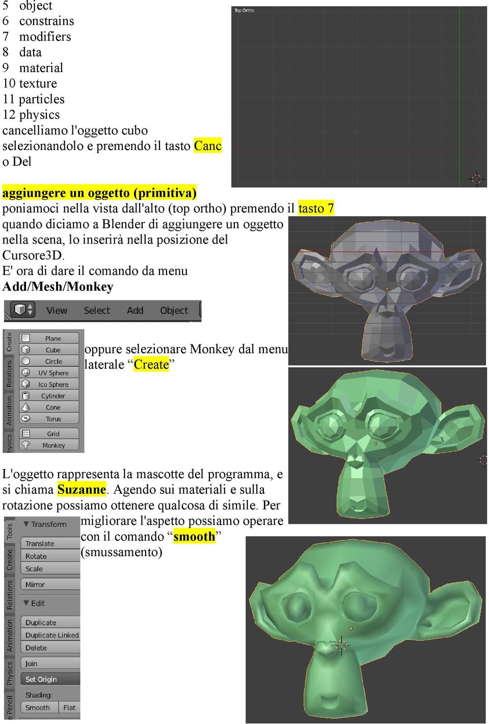 posizione del Cursore3D.