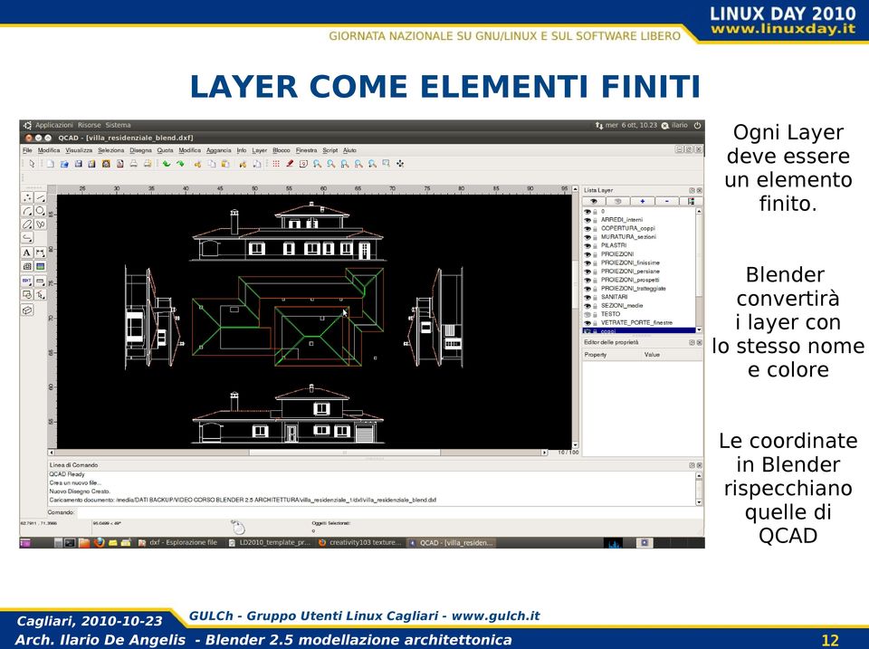 Blender convertirà i layer con lo stesso