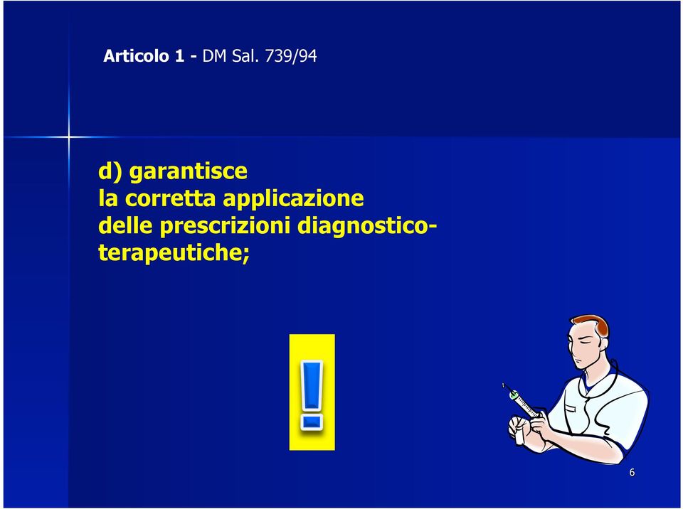 corretta applicazione delle